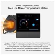 سونوف Nspanel-e Wi-fi 2 جانج Smart Scene لوحة Hmi لمفتاح الجدار ، تحكم ذكي في درجة الحرارة أسود سونوف Nspanel-e Wi-fi 2 جانج Smart Scene لوحة Hmi لمفتاح الجدار ، تحكم ذكي في درجة الحرارة أسود