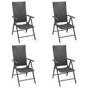 Vidaxl 5 Piece Garden Dining Set Black Vidaxl 5 Piece Garden Dining Set Black