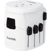 Hama 128200 World Pro Plus World Travel Adapter Plug 3Pins