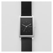 Skagen Hagen Black Leather Men Watch SKW6287