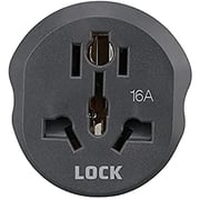 Power Lock P-187 Travel Plug Adapter Converter 3500W