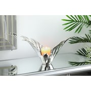Norma Candle Holder Silver 36x17x19cm Norma Candle Holder Silver 36x17x19cm