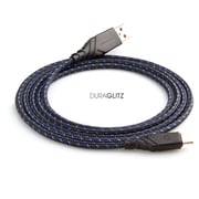 Energea Duraglitz Type C To Type C Cable 0.18m Black - CBLDG20CCBLK018 Energea Duraglitz Type C To Type C Cable 0.18m Black - CBLDG20CCBLK018