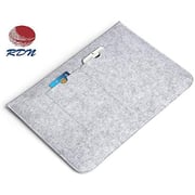 RDN Tablet Pouch Case Bag, Wool Soft Protective Laptop Sleeve Grey RDN Tablet Pouch Case Bag, Wool Soft Protective Laptop Sleeve Grey