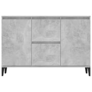 Vidaxl Sideboard Concrete Grey 104x35x70 Cm Chipboard Vidaxl Sideboard Concrete Grey 104x35x70 Cm Chipboard