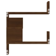 Vidaxl Wall Corner Shelf Brown Oak 40x40x50 Cm Engineered Wood Vidaxl Wall Corner Shelf Brown Oak 40x40x50 Cm Engineered Wood