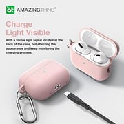 Amazing Thing Smoothie Airpods Pro 2 case cover (2022) Airpods Pro (2nd Generation) case with Carabiner - Pink