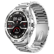 Swiss Military WCHDOM1MSIL Dom Smart Watch Silver + VICTOR1 Wireless Earbuds