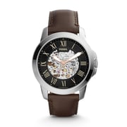 Fossil ME3100 Grant Automatic Dark Brown Leather Watch Fossil ME3100 Grant Automatic Dark Brown Leather Watch