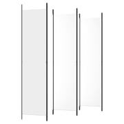 vidaXL 6-Panel Room Divider White 300x220 cm Fabric vidaXL 6-Panel Room Divider White 300x220 cm Fabric