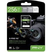 PNY Memory Card​ X-PRO 90 SD Class 10 256GB Black P-SD256V90300XPRO9-GE