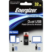 Energizer FOTANU032R Dual USB Flash Drive 32GB For Android Energizer FOTANU032R Dual USB Flash Drive 32GB For Android