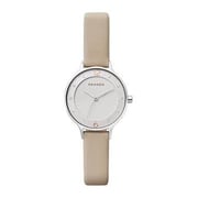 Skagen ANITA  Beige Leather Women Watch SKW2648