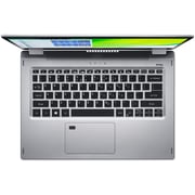 Acer Spin 3 SP314-54N-530C NX.HQ7EM.003 20 in 1 Laptop - Core i5 1GHz 4GB 256GB Shared Win10Home FHD 14inch Silver English/Arabic Keyboard Acer Spin 3 SP314-54N-530C NX.HQ7EM.003 20 in 1 Laptop - Core i5 1GHz 4GB 256GB Shared Win10Home FHD 14inch Silver English/Arabic Keyboard