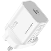 Promate Power Delivery Wall Charger 15cm White Promate Power Delivery Wall Charger 15cm White