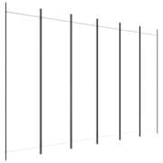 vidaXL 6-Panel Room Divider White 300x200 cm Fabric vidaXL 6-Panel Room Divider White 300x200 cm Fabric