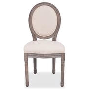 vidaXL Dining Chairs 2 pcs Linen vidaXL Dining Chairs 2 pcs Linen