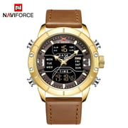 Naviforce NF9153L-TAN/GLD-Cyborg Men's Watch