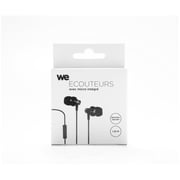 We Earphone With Mic 1.2M Black