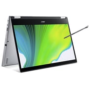 Acer SP314 NXA4FEM004 2-in-1 Laptop - Ryzen 3 2.6GHz 8GB 256GB Win10 14inch FHD Silver English/Arabic Keyboard
