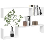 Vidaxl Wall Shelf 2 Pcs White 100x15x20 Cm Engineered Wood Vidaxl Wall Shelf 2 Pcs White 100x15x20 Cm Engineered Wood