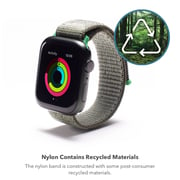 Gear4 Sport Band designed for Apple Watch Series 7 (45mm), Series 6/SE/5/4 (44mm) and Series 3/2/1 (42mm) - Forest Green