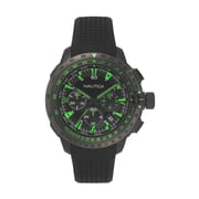 Nautica Mission Bay Black Silicone Analog Men Watch Nautica Mission Bay Black Silicone Analog Men Watch