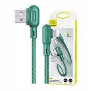 Usams Double Right -Ongle Cable 1.2m Green