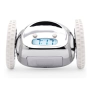 Clocky alarm clock on wheels - Chrome Clocky alarm clock on wheels - Chrome