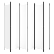 vidaXL 6-Panel Room Divider White 300x220 cm Fabric vidaXL 6-Panel Room Divider White 300x220 cm Fabric