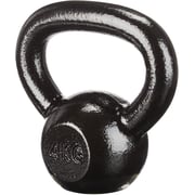 ULTIMAX Cast Iron Kettlebell Weights Great for Full Body Workout and Strength Training-Black (4Kg)