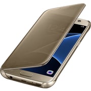 Samsung EFZG935CFEGAE Clear View Cover Gold For Galaxy S7 Edge Samsung EFZG935CFEGAE Clear View Cover Gold For Galaxy S7 Edge