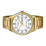 Casio Enticer Gold Tone Stainless Steel Men Analog Watch MTP-V006G-7B
