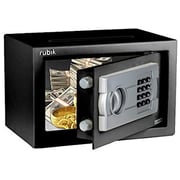 Rubik Electronic Digital Safe Box with Cash Deposit Drop-In Slot (20x31x20cm) Black Rubik Electronic Digital Safe Box with Cash Deposit Drop-In Slot (20x31x20cm) Black