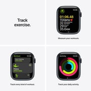 Apple Watch Series 7 GPS + Cellular, 45mm Midnight Aluminium Case with Midnight Sport Band Apple Watch Series 7 GPS + Cellular, 45mm Midnight Aluminium Case with Midnight Sport Band