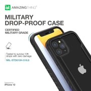 Amazing Thing Military Drop Proof Designed For Iphone 12 Case And Iphone 12 Pro Case/cover (6.1 Inch) - Black Amazing Thing Military Drop Proof Designed For Iphone 12 Case And Iphone 12 Pro Case/cover (6.1 Inch) - Black