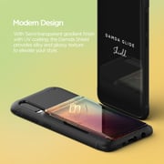 Vrs Design Samsung Galaxy A50 Damda Glide Shield Semi Automatic Card Wallet Cover/case - Solid Orange Purple Vrs Design Samsung Galaxy A50 Damda Glide Shield Semi Automatic Card Wallet Cover/case - Solid Orange Purple