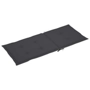vidaXL Garden Chair Cushions 4 pcs Anthracite 120x50x3 cm vidaXL Garden Chair Cushions 4 pcs Anthracite 120x50x3 cm