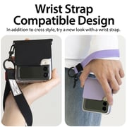 Araree Canvas Diary Colorful Fabric Flip Cover Compatible with Samsung Galaxy Z Flip 3 5G Gorgeous Case with Comfortable Shoulder Strap Black Araree Canvas Diary Colorful Fabric Flip Cover Compatible with Samsung Galaxy Z Flip 3 5G Gorgeous Case with Comfortable Shoulder Strap Black