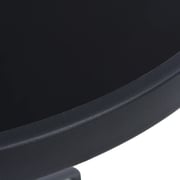 vidaXL Garden Table Black 80 cm Steel and Glass vidaXL Garden Table Black 80 cm Steel and Glass