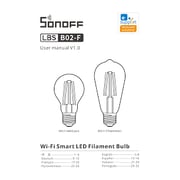 Sonoff B02-F-A60 Smart Wi-Fi LED Filament Bulb E27 7W 806Lm - 15,000hrs - Warm and Cold White