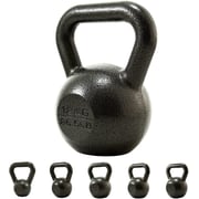 ULTIMAX Cast Iron Kettlebell Weights Great for Full Body Workout and Strength Training-Black (12Kg)
