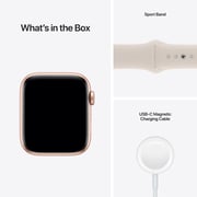 Apple Watch SE GPS+Cellular 40mm Gold Aluminium Case Starlight Sport Band - Regular Apple Watch SE GPS+Cellular 40mm Gold Aluminium Case Starlight Sport Band - Regular