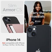 Spigen Slim Armor CS designed for iPhone 14 case cover (2022) - Rose Gold