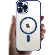 KST Design for iPhone 12 Pro Magsafe Classic Series Clear Case Easy Stick, 6D Plating, 7Colorful (iPhone 12 Pro, Seria Blue) KST Design for iPhone 12 Pro Magsafe Classic Series Clear Case Easy Stick, 6D Plating, 7Colorful (iPhone 12 Pro, Seria Blue)