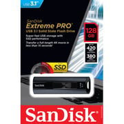 Sandisk Extreme Pro USB 3.1 Solid State Flash Drive 128GB SDCZ880128GG46
