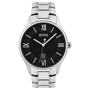 Hugo Boss Governor Watch For Men with Silver Metal Bracelet