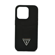 Guess Saffiano Double Card Hard Case For Iphone 14 Pro Black Guess Saffiano Double Card Hard Case For Iphone 14 Pro Black