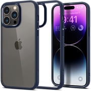Spigen Ultra Hybrid designed for iPhone 14 Pro case cover - Navy Blue
