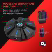 HXSJ P9 Portable Keyboard Mouse Converter For Ps4 / Xbox One / Ps3 / Xbox 360 / N-switch (Black) HXSJ P9 Portable Keyboard Mouse Converter For Ps4 / Xbox One / Ps3 / Xbox 360 / N-switch (Black)